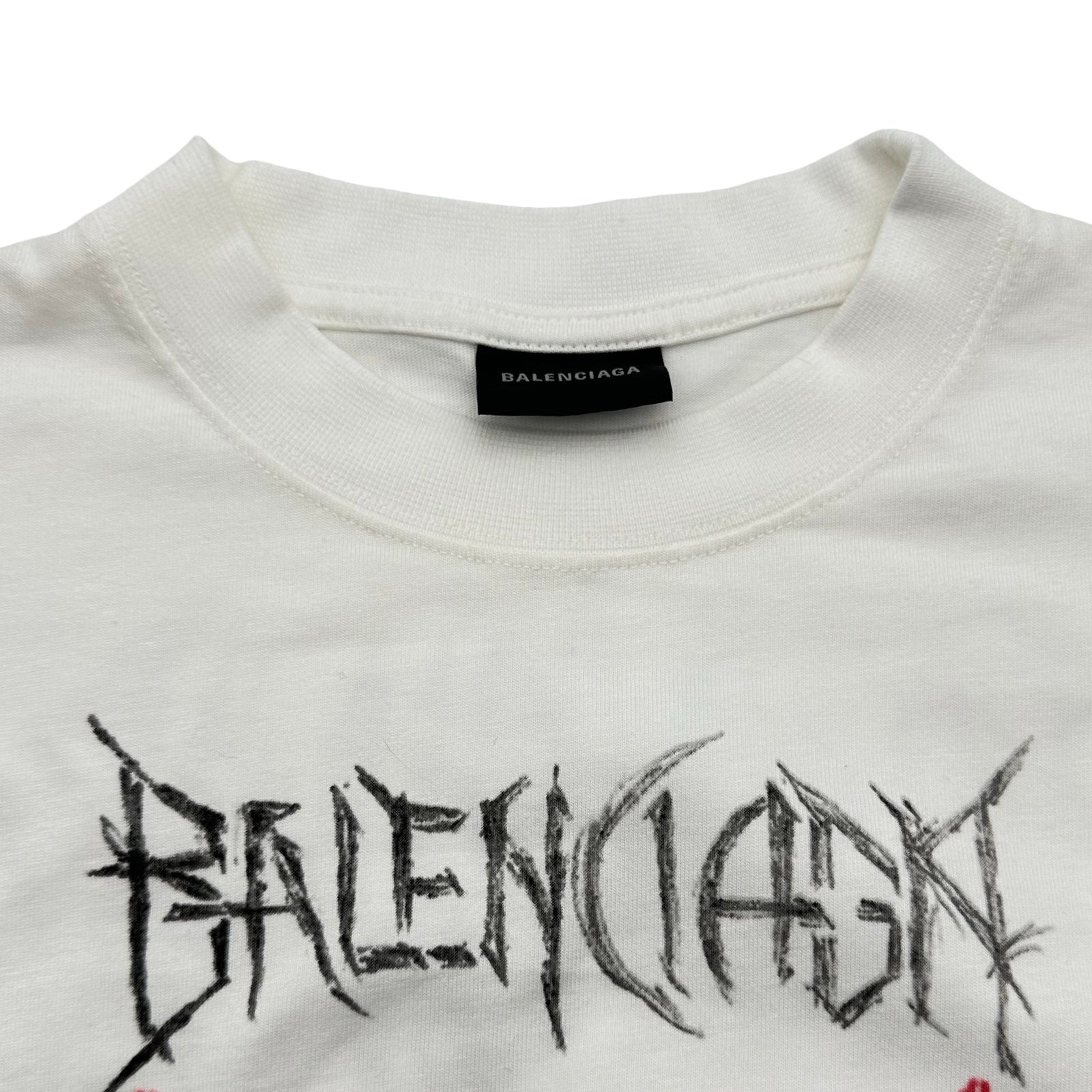 バレンシアガ BALENCIAGA DIY Metal 半袖Tシャツ 641675 ホワイト