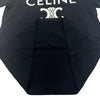 セリーヌ CELINE トリオンフクラシックロゴ半袖Tシャツ 2X872671Q ブラック コットン レディース 半袖Ｔシャツ
