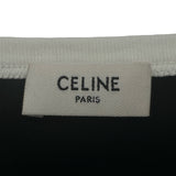 セリーヌ CELINE トリオンフクラシックロゴ半袖Tシャツ 2X872671Q ブラック コットン レディース 半袖Ｔシャツ