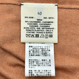 エルメス HERMES クリッククラック カシミヤシルクニットワンピース ブラウン カシミヤ レディース ワンピース