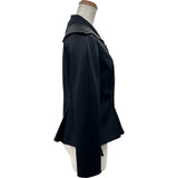 ジバンシィ GIVENCHY モヘヤ混ペプラムジップアップジャケット BW30DY13QB ブラック ウール レディース その他アウター