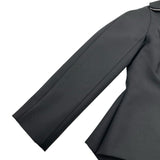 ジバンシィ GIVENCHY モヘヤ混ペプラムジップアップジャケット BW30DY13QB ブラック ウール レディース その他アウター