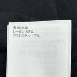 ルイ・ヴィトン LOUIS VUITTON チェーンディティールタートルネックニットシャツ FMKL04 ブラック レーヨン レディース ニット