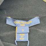 ルイ・ヴィトン LOUIS VUITTON チェーンディティールタートルネックニットシャツ FMKL04 ブラック レーヨン レディース ニット