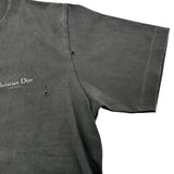 クリスチャン・ディオール Christian Dior LILIY OF THE VALLEY 半袖Tシャツ 593J672B0554 グレー コットン メンズ 半袖Ｔシャツ