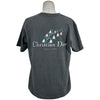 クリスチャン・ディオール Christian Dior LILIY OF THE VALLEY 半袖Tシャツ 593J672B0554 グレー コットン メンズ 半袖Ｔシャツ