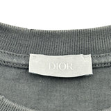 クリスチャン・ディオール Christian Dior LILIY OF THE VALLEY 半袖Tシャツ 593J672B0554 グレー コットン メンズ 半袖Ｔシャツ