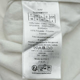 クリスチャン・ディオール Christian Dior Bee刺繍フラワーカッティング半袖シャツ 322B46M3177 ホワイト コットン レディース 半袖シャツ