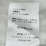 クリスチャン・ディオール Christian Dior Bee刺繍フラワーカッティング半袖シャツ 322B46M3177 ホワイト コットン レディース 半袖シャツ