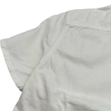 クリスチャン・ディオール Christian Dior Bee刺繍フラワーカッティング半袖シャツ 322B46M3177 ホワイト コットン レディース 半袖シャツ