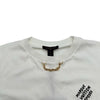 ルイ・ヴィトン LOUIS VUITTON エンブロイダリーシグネチャー半袖Tシャツ FUTI01 ホワイト コットン レディース 半袖Ｔシャツ