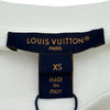 ルイ・ヴィトン LOUIS VUITTON エンブロイダリーシグネチャー半袖Tシャツ FUTI01 ホワイト コットン レディース 半袖Ｔシャツ