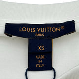 ルイ・ヴィトン LOUIS VUITTON エンブロイダリーシグネチャー半袖Tシャツ FUTI01 ホワイト コットン レディース 半袖Ｔシャツ