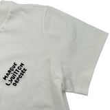 ルイ・ヴィトン LOUIS VUITTON エンブロイダリーシグネチャー半袖Tシャツ FUTI01 ホワイト コットン レディース 半袖Ｔシャツ