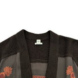 エルメス HERMES LES TAMBOURS FINRSSE カーディガン 3H2840D1 ブラウン シルク レディース カーディガン
