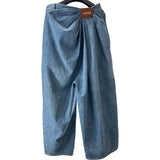 ロエベ LOEWE ドレープデニムパンツ S540Y11X99 ブルー デニム メンズ デニムパンツ
