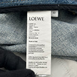 ロエベ LOEWE ドレープデニムパンツ S540Y11X99 ブルー デニム メンズ デニムパンツ