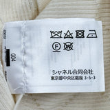 シャネル CHANEL ラインストーンロゴタートルネックニットセーター P79694 アイボリー ウール レディース セーター