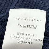 クリスチャン・ディオール Christian Dior JADIOR メッシュニットセーター 7E24562AM750 ネイビー コットン レディース セーター