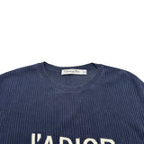 クリスチャン・ディオール Christian Dior JADIOR メッシュニットセーター 7E24562AM750 ネイビー コットン レディース セーター