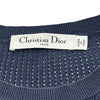 クリスチャン・ディオール Christian Dior JADIOR メッシュニットセーター 7E24562AM750 ネイビー コットン レディース セーター