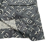 ルイ・ヴィトン LOUIS VUITTON モノグラム総柄シルク長袖シャツ FIBL53TS0 グレー シルク レディース 長袖シャツ