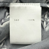 ルイ・ヴィトン LOUIS VUITTON モノグラム総柄シルク長袖シャツ FIBL53TS0 グレー シルク レディース 長袖シャツ