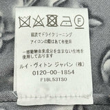 ルイ・ヴィトン LOUIS VUITTON モノグラム総柄シルク長袖シャツ FIBL53TS0 グレー シルク レディース 長袖シャツ