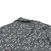 ルイ・ヴィトン LOUIS VUITTON モノグラム総柄シルク長袖シャツ FIBL53TS0 グレー シルク レディース 長袖シャツ