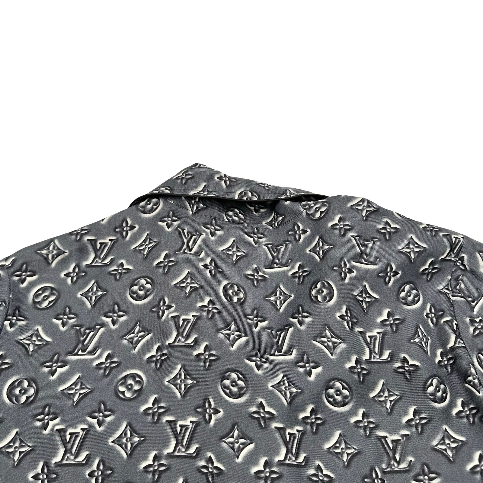 ルイ・ヴィトン LOUIS VUITTON モノグラム総柄シルク長袖シャツ