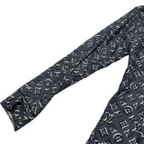 ルイ・ヴィトン LOUIS VUITTON モノグラム総柄シルク長袖シャツ FIBL53TS0 グレー シルク レディース 長袖シャツ