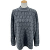 フェンディ FENDI FF総柄カシミヤニットセーター FZX862 グレー カシミヤ レディース セーター