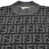 フェンディ FENDI FF総柄カシミヤニットセーター FZX862 グレー カシミヤ レディース セーター