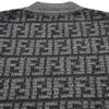 フェンディ FENDI FF総柄カシミヤニットセーター FZX862 グレー カシミヤ レディース セーター