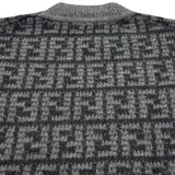 フェンディ FENDI FF総柄カシミヤニットセーター FZX862 グレー カシミヤ レディース セーター
