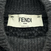 フェンディ FENDI FF総柄カシミヤニットセーター FZX862 グレー カシミヤ レディース セーター