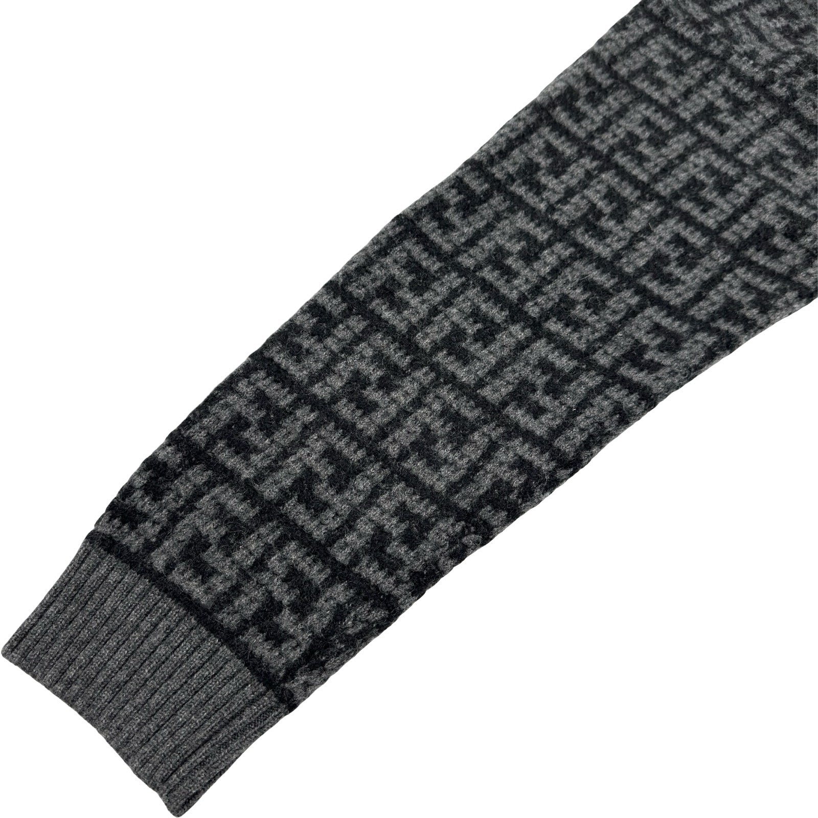フェンディ FENDI FF総柄カシミヤニットセーター FZX862 グレー