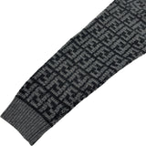 フェンディ FENDI FF総柄カシミヤニットセーター FZX862 グレー カシミヤ レディース セーター
