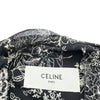 セリーヌ CELINE トリオンフボタンラヴァリエールミニワンピース 2R13J545V ブラック シルク レディース ワンピース