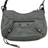バレンシアガ BALENCIAGA ザヒップショルダーバッグ 242803 ブルーグレー系 レザー レディース ショルダーバッグ