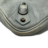 バレンシアガ BALENCIAGA ザヒップショルダーバッグ 242803 ブルーグレー系 レザー レディース ショルダーバッグ