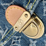 ルイ・ヴィトン LOUIS VUITTON ミニ・プリーティ M95050 ブルー モノグラム・デニム レディース ショルダーバッグ