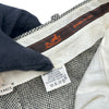 エルメス HERMES ヘリンボーンウールスラックスパンツ クリーム ウール レディース パンツ