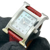 エルメス HERMES Hウォッチ HH1.210 ホワイトシェル ステンレススチール クオーツ レディース 腕時計