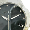 グッチ GUCCI Gタイムレス 126.5 ブラックシェル ステンレススチール クオーツ レディース 腕時計