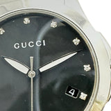グッチ GUCCI Gタイムレス 126.5 ブラックシェル ステンレススチール クオーツ レディース 腕時計