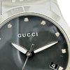 グッチ GUCCI Gタイムレス 126.5 ブラックシェル ステンレススチール クオーツ レディース 腕時計