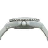シャネル CHANEL J12 ファントム 33MM H6345 ホワイト セラミック/ステンレススチール クオーツ ユニセックス 腕時計