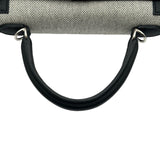 エルメス HERMES ケリー25 外縫い K刻印 エクリュ/ブラック シルバー金具 トワルアッシュ/スイフト レディース ショルダーバッグ