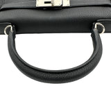エルメス HERMES ケリー28 内縫い W刻印 ブラック　シルバー金具 トゴ レディース ショルダーバッグ